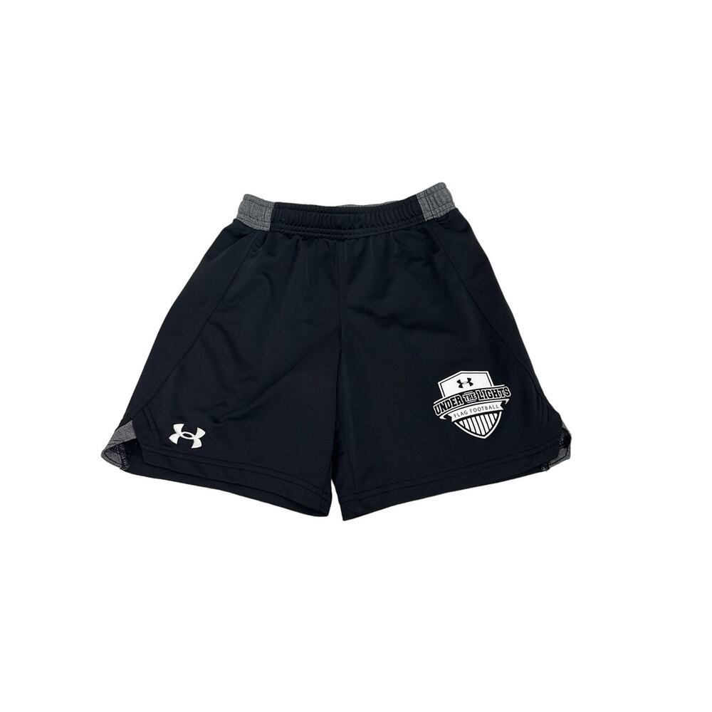 Under Armour 'Under the Lights' Black Athletic Shorts Size Youth Small (8)